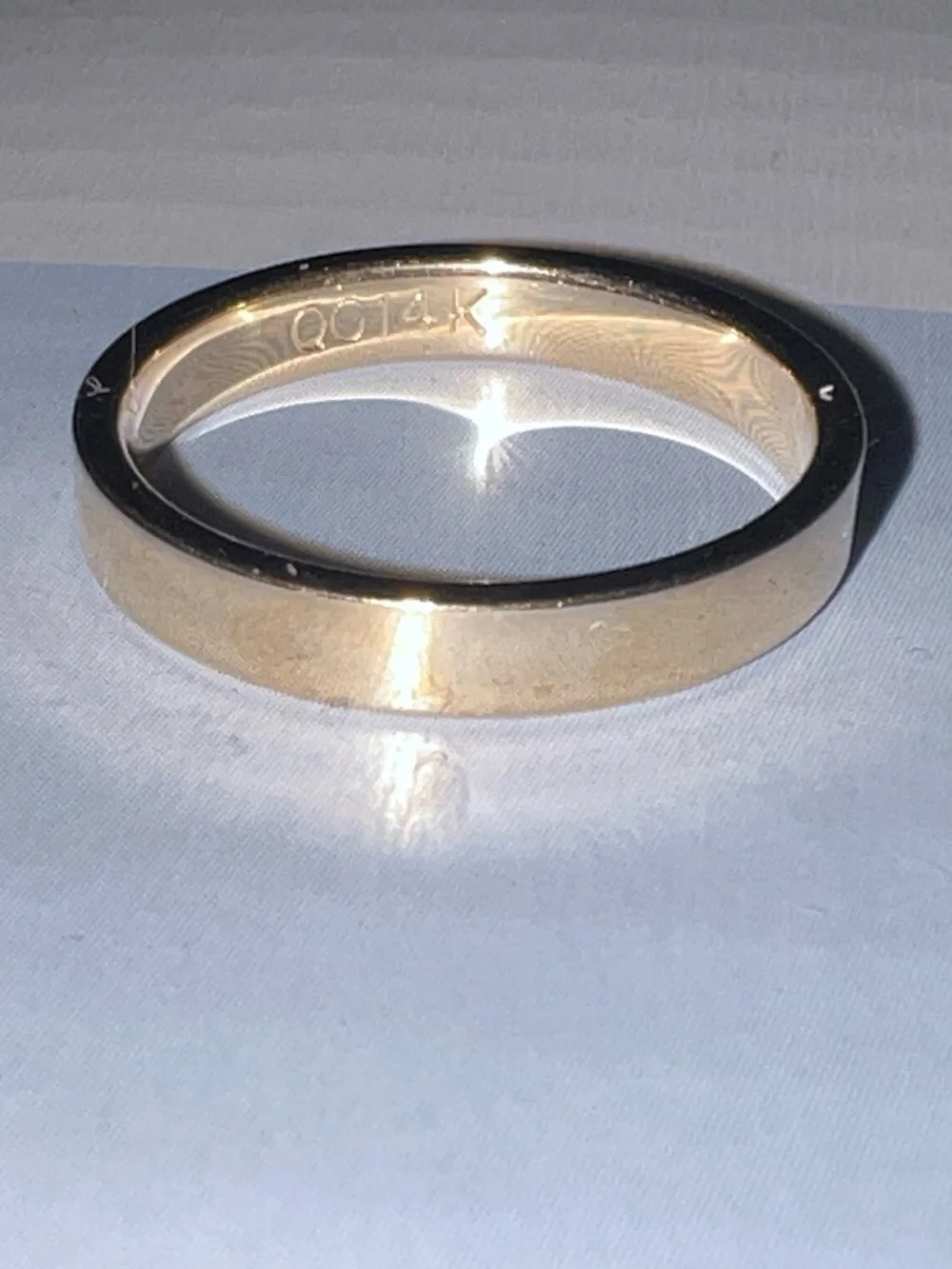 14kt pipe fit band